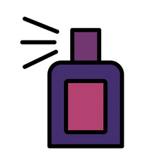 Glue Bottle Spray Filled Outline Icon