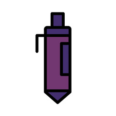Pen Stationery Write Filled Outline Icon