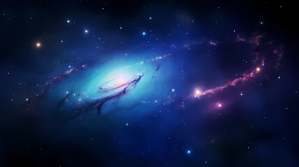 Obraz na płótnie Canvas Space background, cosmic science, astronomy background