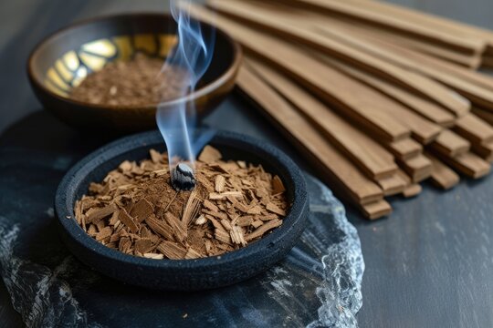 Imitation agarwood incense sticks and chips