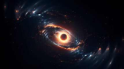 Cosmic illustration showing vibrant cosmic background