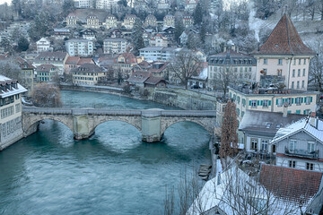 Downtown view of Bern, Switzerland