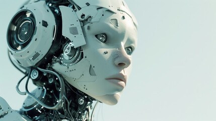 AI research focused on developing robots and cyborgs through 3D rendering, aimed at enhancing the future of human life.