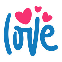 love hand drawn illustration