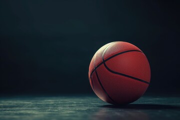 Orange basketball in studio isolated on white