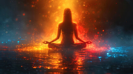Quantum elements are connected to meditation, contributing to harmony and the wo
