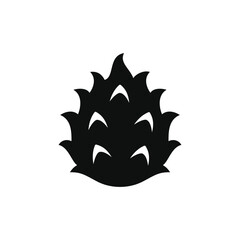 Dragon fruit icon isolated on transparent background