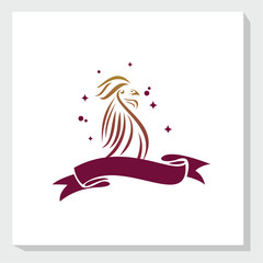 Rooster vintage logo design concept, animal logo inspiration