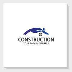 building logo concept design vector, construction logo design inspiration