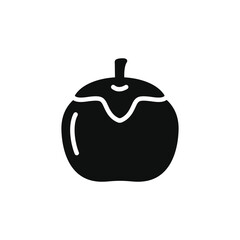 Persimmon icon isolated on transparent background