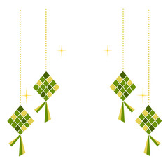 Ketupat decoration 