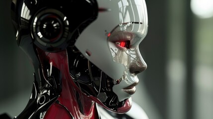 Future AI robots and cyborgs