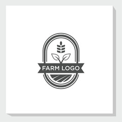 farm vintage logo design vector, agriculture logo inspiration