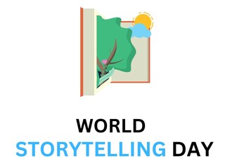 World Storytelling Day, March 20, Illustration