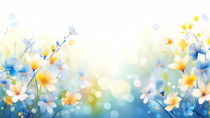 Spring nature background, ecology and healthy environment concept