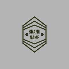 elegant vintage logo design vector, brand identity logo inspiration