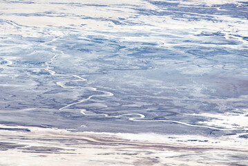 Death Valley, High Elevation, Desert Floor, Geography, Geology, Geologic Features, Salt Flows, Salt...