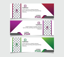 Naklejka premium pamphlet design vector, background template design inspiration