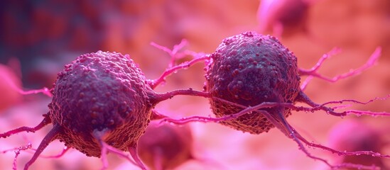 BRCA1 and BRCA2 are crucial tumor suppressor genes for breast cancer defense. - obrazy, fototapety, plakaty