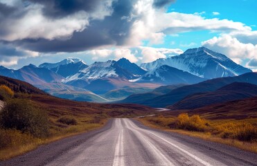 Landscapes on Denali highway.Alaska. 8k