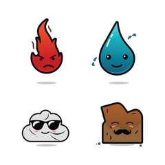 elements set logo design vector