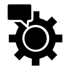 Technology glyph icon
