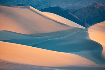 Fototapeta na wymiar Dumont Sand Dunes, Inyo County California, Death Valley National Park, Sand Dunes