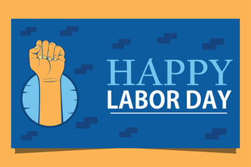 happy labor day design vector, background template design inspiration