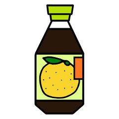 ぽん酢　イラスト
