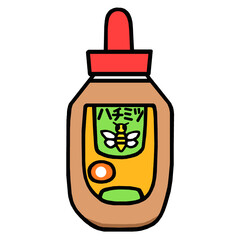 ハチミツ　イラスト