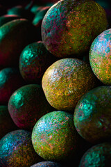 Fresh avocados on a fruit stand at Chiang Mai Province