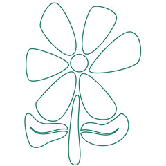 Hand Drawn Flower