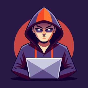 recommend clip art: hacker man