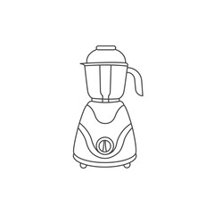 mixer grinder line art vector