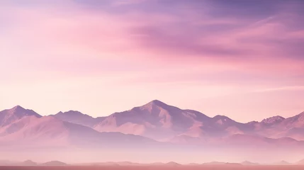 Foto op Plexiglas Mountain landscape with sky   © Piano