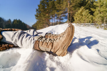 womens hiking boots in the winter 