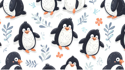 Obraz premium Penguin Pattern