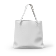 Realistic Handbag mockup, white shopping bag