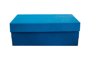 blue box isolated on white