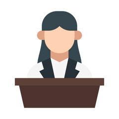 Candidate flat icon