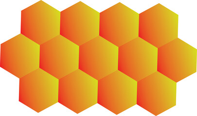 honeycomb, honey isolated on a transparency background