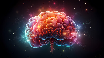 Fototapeta premium Creative and exciting concepts, bursting with great knowledge and creativity