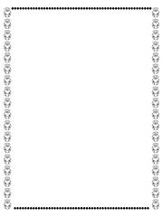 Frame with house carrot