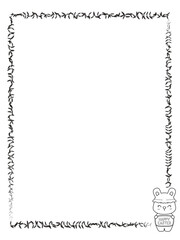 frame for happy easter