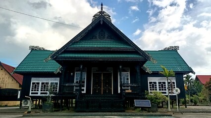BORNEO TRADITIONAL HOUSE OF THE ORIGINAL TARAKAN TRIBE