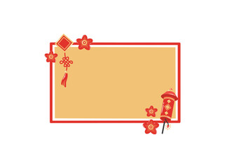 Chinese New Year Frame Background

