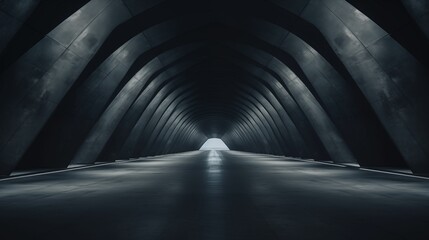 Image of a concrete tunnel.