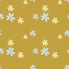 Seamless pattern with flowers