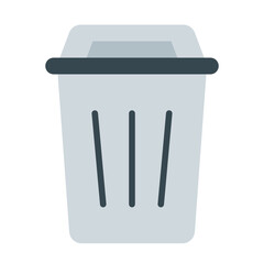 Trash flat icon