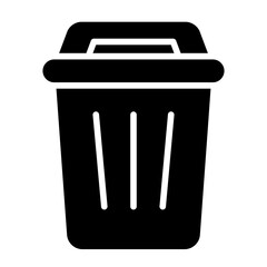 Trash glyph icon